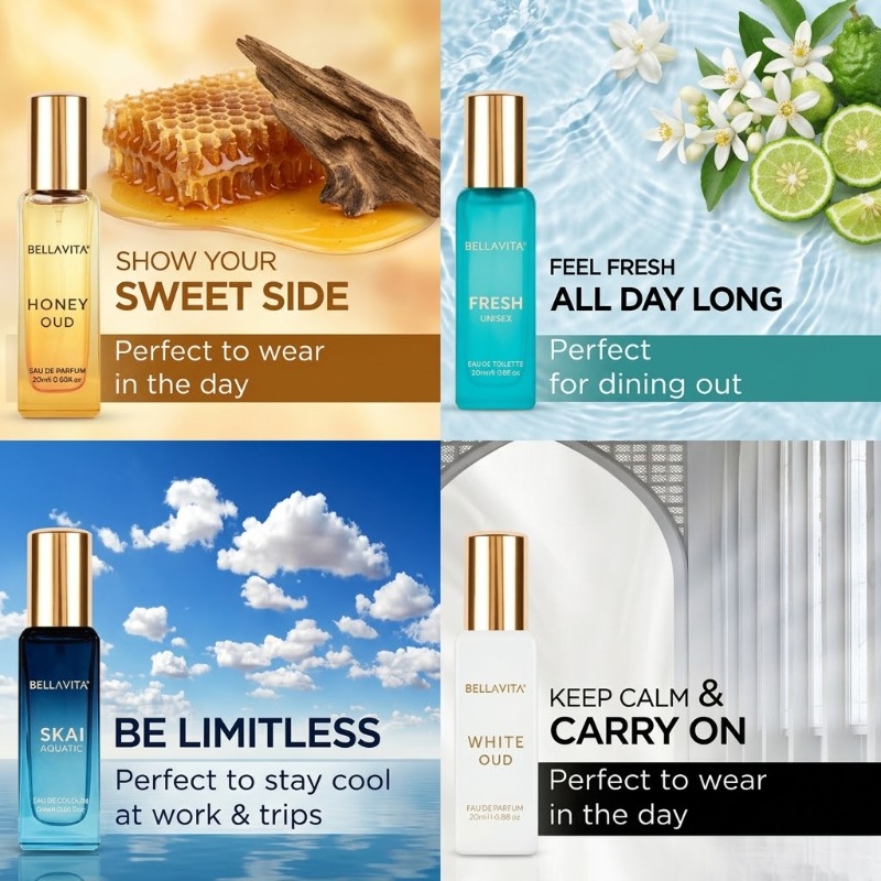 The Collection Perfume Fragrance - Coffret de parfums miniatures unisexe 20MLx4,